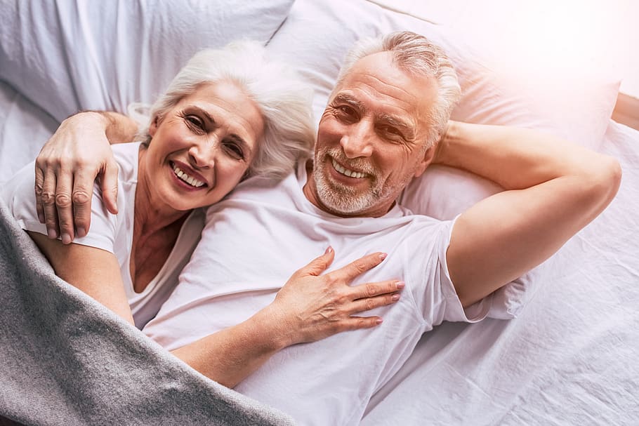 couple in bed