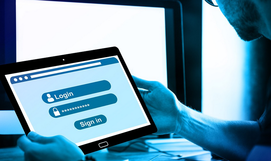 website log in